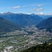eindrücklicher Blick auf die Kantonshauptstadt - und die Magadino-Ebene