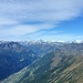 Weitsicht in die Walliser und Berner Alpen
