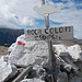 Der Gipfel des Roca Colom. Er liegt genau auf der Grenzlinie Frankreich/Spanien. Aber mitten in Katalonien...