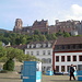 Blick hinauf zum Heidelberger Schloss