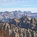 Du Sass Rigais, vue vers les massifs du Sorapiss / Antelao (Dolomites)