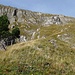 Bei den letzten Arven (!) steilt die Linie durch die Chammegg auf; die Felsbastion wird nach links umgangen. <br />[http://www.hikr.org/gallery/photo495842.html?post_id=35404#1 Fototopo] von [u 360]