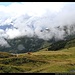 Almgelände beim Sommertor vom Pinzgauer Spaziergang, Kitzbühler Alpen, Österreich