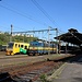 Karlovy Vary (Karlsbad), Doppelausfahrt mit Schnell- und Personenzug