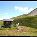 Schutzhütte an der Klammscharte am Pinzgauer Spaziergang, Kitzbühler Alpen, Österreich