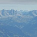 Weitsicht ins Prättigau/Rätikon mit Drusenfluh, Dri Türm & Sulzfluh, wo wir vor 2 Tagen den Klettersteig bezwungen haben