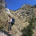 Anstieg zum Sattel unterhalb des Monte Corno