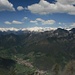 Blick vom Monte Corno zur Adamellogruppe