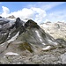 Granatspitze (links), Stubacher Sonnblick (Mitte) und Hochfillégg (rechts) von der Medélzlack, Hohe Tauern, Österreich