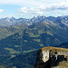 Panorama Ost - Südost - die Allgäuer Alpen und Ferneres.