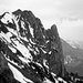 <strong>Bockmattli</strong> (1932 m) mit seinen schroffen Felstürmen und Pfeilern - ein eindrücklicher Berg.