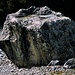 Dieser Felsblock ist über 20 Meter hoch und ist so gross, dass sich oben ein kleines Seelein bilden konnte!