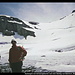 Zackengrat vom Schwarzgletscher nach dem Abstieg vom Balmhorn, Wallis, Schweiz