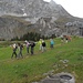 Start der langen Tour bei der Bannalp Chrüzhütte