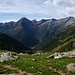 Blick von der Alpe Settelle ins Tal