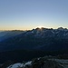 Erste Sonnenstrahlen über dem Piz Corvatsch