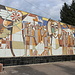 In Рыбница / Rybniza - Wandbild (Mosaik) am Kultur-Palast von Рыбница (Рыбницкий Дворец культуры). 
