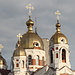 In Рыбница / Rybniza - Blick auf die Dachkuppeln der Erzengel-Michael-Kirche (Михайло-Архангельский собор). 
