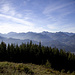 Blick von der Terrasse des Weinbergerhauses nach Westen.