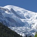 Der Mont Blanc ganz unscheinbar, aber der Name passt halt schon.