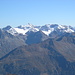 Blick in die Stubaier Alpen, ganz rechts hohe Zillertaler Gipfel