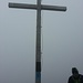 ein Kreuz gab es auch noch, allerdings erst deutlich unterhalb des Gipfels