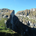Die schroffe Nordwand des P.1795