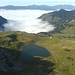 Blick übers Sachsler Seefeld zur Älggi-Alp