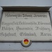 historische Tafel am Bahnhof in Balsthal