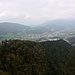 beim Aussichtspunkt. Mit Blick auf Moutier.......