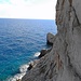 Nur noch Fels und Meer am westlichen Ende der Halbinsel Sorrento.