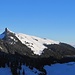 Die Alp Sigel und darüber der blaue Himmel