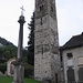 La torre campanaria della chiesa di San Filiberto di Jumieges presso Pella.