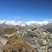 Blick vom Grat zu den Zillertaler Alpen