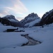 Tiefverschneite Sämtiser Alp 