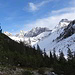 Blick gen Anhalter  Hütte und Gabelspitze.Rechts davor der Falscher Kogel.