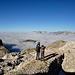 Au pied de l'édifice sommital du Triglav, vue en direction du Frioul et de l'Adriatique