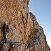 Vires aériennes dans la face W du Triglav