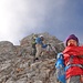 Descente de l'arête est 