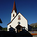 Die Dorfkirche "Heiliger Johannes Nepomuk" in Obergurgl.