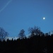 Der Mond überm Blaubergkamm