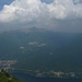dal Colmegnone: il monte S.Primo e i paesi Erno,Veleso e Zelbio,sotto in basso a sinistra Nesso
