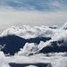 Wolkenstimmung in der Bernina-Gruppe - gezoomt