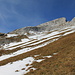 Blick aus dem Kar nach Westen auf die Grabenkarspitze
