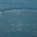 Aussicht aus dem Flugzeug auf die beiden höchsten Gipfel des Jurakammas: Le Reculet (1719m) und Crêt de la Neige (1717,6m).