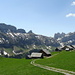 Hütten der Alp Sigel