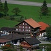Blick zum Gasthof Rössli, unserer Unterkunft in Unterbach.