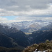 Blick Richtung Silvretta;<br />hinter dem Bergrücken im Vordergrund versteckt, St. Anthönien