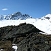 Auf dem Gipfel des Schwarzchopf 2606m, hinten rechts das Radüner Rothorn 3022m