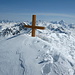 Summit cross Flüela Schwarzhorn 3146m